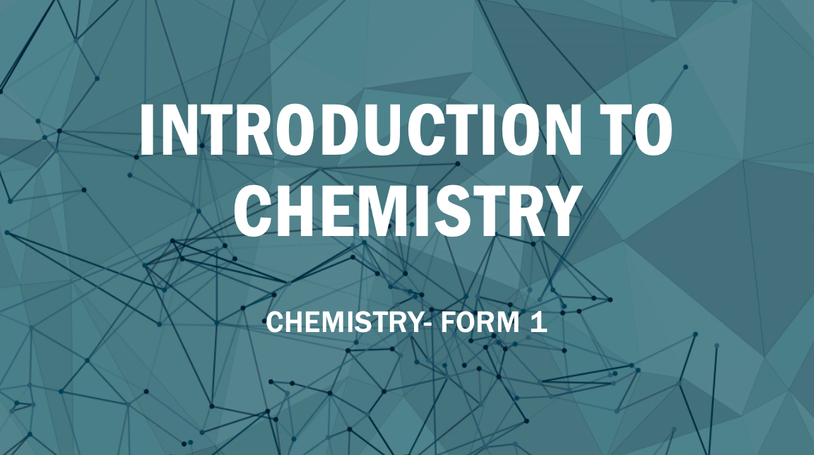 INTRODUCTION TO CHEMISTRY